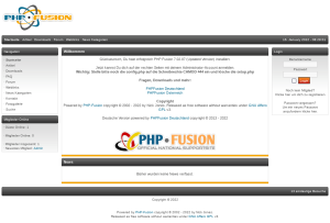 PHP-Fusion v7.02.07 - Updatepaket für PHP 8.2