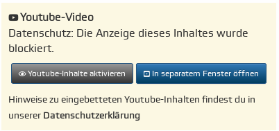 Youtube blockiert